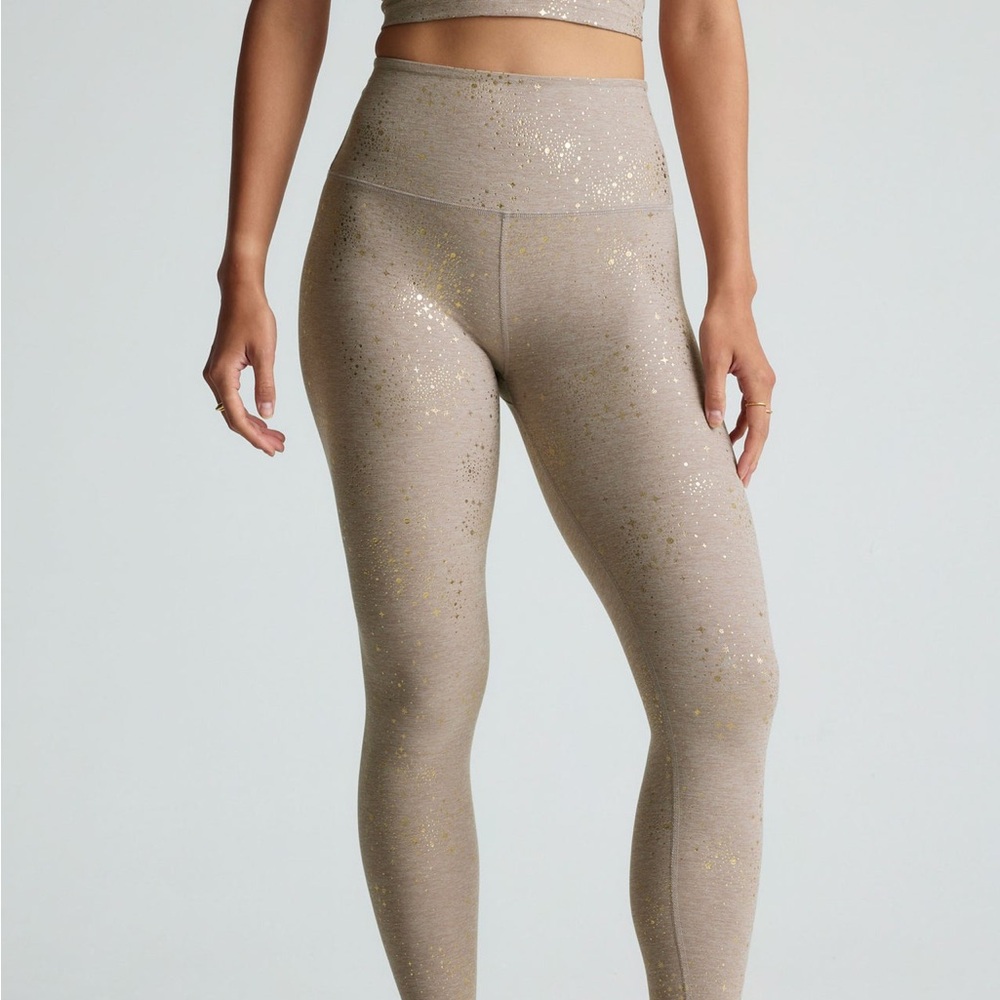 Beyond Yoga Chai Lucky Stars Leggings
